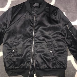 Black bomber jacket / SMALL